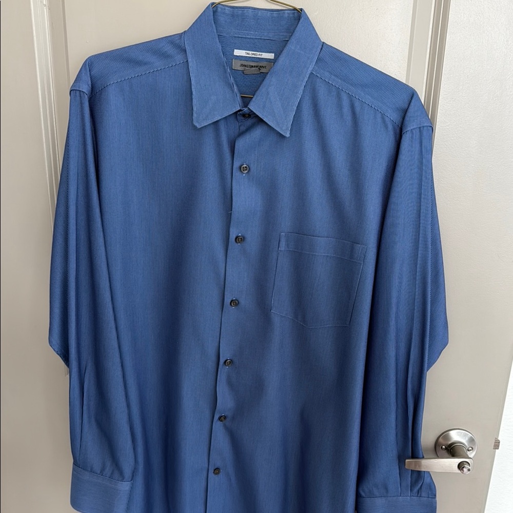 Men's Blue Dress Shirt
